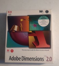 Adobe Dimensions Version 2.0, Macintosh with 4 Compact Discs & User Guide. picture