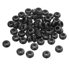 60Pcs, 8x12mm Rubber Grommets, Firewall Grommet Automotive for Wiring, Black picture
