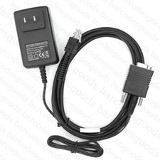 For Zebra LI3678 DS3678 6.5FT(2M) 9Pin RS232 Serial Cable with 12V Supply New picture