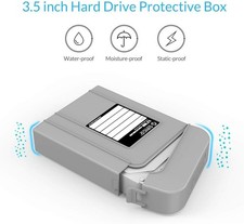 Orico 3.5 Inch HDD Protective Hard Drive Case - A total of 3 BRAND NEW SEALED picture