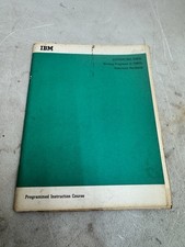 IBM System/360 Writing Programs in COBOL Reference Handbook Vintage Manual picture