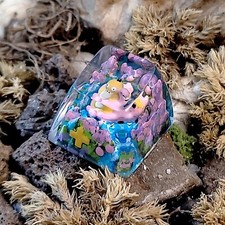 Psyduck keycap, Artisan Keycap, custom keycap, pokemon keycap, Keycap Handmade picture