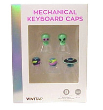 VIVITAR MECHANICAL KEYBOARD CAPS 2024 (ALIENS UFO) BRAND NEW AND FACTORY SEALED picture