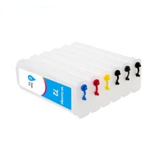 HP72 refillable ink cartridges for T1100 T790 T795 T770 T610 T620 T1200 printers picture
