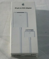 Apple OEM 30-Pin to VGA Adapter White NIB picture