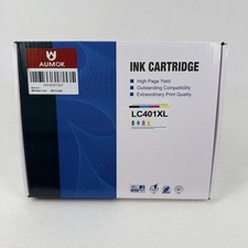 AUMOK LC401XL Ink Cartridge Set 4 Pack BK C M Y for Brother MFC Printers New picture