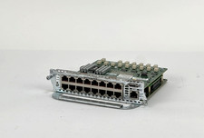 Cisco 16-Port 10/100/1000 EtherSwitch Network Module NM-ESW-16 with PoE Card picture