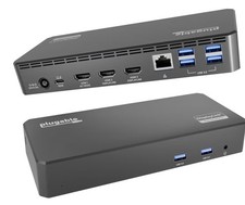 USB C Triple Display Docking Station | 100W PD, 3x HDMI (1x 4K 30Hz, 2x 1080p 60 picture