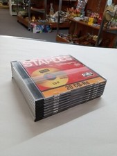 Lot Of 8 Staples Recordable Compact Discs 700mb 80min picture