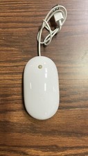 Apple A1152 Wired USB Mighty Mouse MB112LL/B - tested, optical, white picture