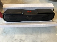 Monster LED Gaming Soundbar 2.0 Channel USB Powered Plug-N-Play RGB Lights picture