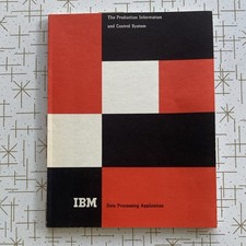 IBM Production Information & Control System Data Processing Book MPN E20-0280-2 picture