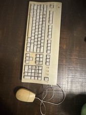 RARE: Vintage Apple Extended Keyboard and Mouse  picture