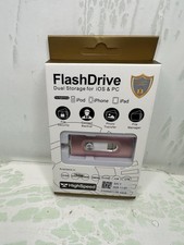 FlashDrive 64GB Dual Storage USB for iOS & PC Pink New picture