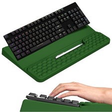 Keyboard Stand Wrist Rest Pad Ergonomic Riser Holder Memory Foam Desk Green picture