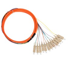 1.5M 12 Cores SC/UPC Distribution Cable Pigtail MM(50) OM2 Optic Fiber Pigtail picture