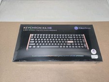Keychron K4 HE 96% Wireless Hall Effect Keyboard NumberPad Black /Wood Special E picture