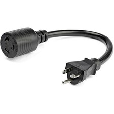 StarTech PAC520PLR3 3ft Power Adapter Cord NEMA-L5-20R to NEMA-5-20P picture