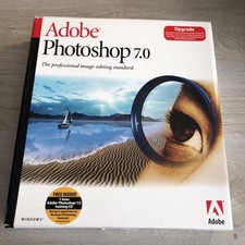 Adobe Photoshop 7.0 UPGRADE for Windows with Serial Number /Manuals/Box picture