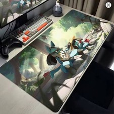 Lucario and Riolu Gaming TCG CGC Mousepad - 23.6inx11.8 picture