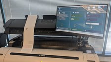 Canon Imageprograf Ipf 765 Large Format Printer with stand and scanner picture