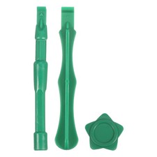30pcs Universal Plastic Spudger Crowbar Pry Bar Opening Repair Tools, Green picture