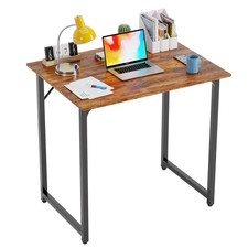 PayLessHere | 32 Inch Computer Desk | Vintage | Office Desk with Metal Frame,... picture