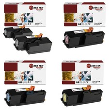 5Pk LTS 1250 B C M Y Compatible for Dell 1250C 1350CNW Toner Cartridge picture