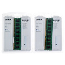 4GB DIMM 1333 MHz PC3-10666 DDR3 PNY Memory (MD4096SD3-1333) - Lot of 2 picture