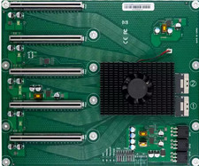 plx88096 PCIe 4.0 expansion 4-card GPU switch board Input 1X16 Output 5 X16 picture