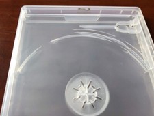 New 60 Pk CLEAR 12.5 mm VIVA ELITE Blu-Ray Case Double 2 Discs Storage Holder picture