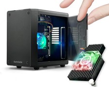 ElectroCookie Mini PC Case for Raspberry Pi 5 with Active RGB Lighting Cooler... picture