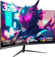 32-Inch Curved Gaming Monitor - 180Hz Refresh Rate and FHD Resolution picture