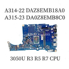 DAZ8EMB18A0 For Acer Aspire A315-23 A314-22 Motherboard 3050U R3-3300 R5 R7 CPU  picture
