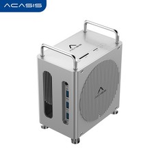 ACASIS Thunderbolt 3 Mac Mini M4 Dock Dual M.2 SSD 40Gbps USB-A DP SD TF picture