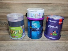 Large Mixed Lot of 330 Blank DVD+R Blank Discs TDK Memorex Ridata NIB picture