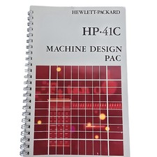 Vintage 1981 HP-41C Machine Design Pac Book Manual Hewlett-Packard Calculator picture
