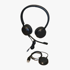 Jabra Dell ENC060 Sound Stereo USB Headset Microphone Skype for Business/Mute picture