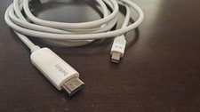 2x Lot 6.5' 2M Authentic Belkin 4K MacBook mini DisplayPort to HDTV HDMI Cable picture
