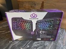 Cloud Nine C989M Split Ergonomic Mechanical Keyboard RGB Open Box Kailh Brown picture