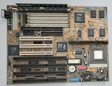 ABIT AB-PR5 Socket 7 ISA Retro Motherboard + Intel Pentium MMX 233MHz + 64MB RAM picture