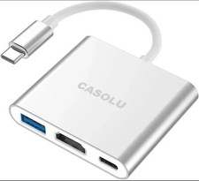 USB C a HDMI 4K Adaptador 60W PD USB 3.0  2 pack picture