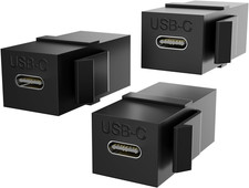 USB C Keystone, USB C Keystone Jack Insert Adapters Female to Female Inserts Con picture