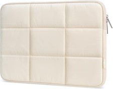 Quilted Puffer Laptop Case for 13-13.3 inch Devices, Fits MacBook Air/Pro, Sand picture