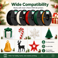 eSUN PLA+ 3D Printer Filament，1.75mm PLA Plus 1KG，+/-0.02mm，Most FDM 3D Printers picture