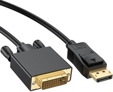 DisplayPort to DVI Display Cable 6FT, DisplayPort to DVI Adapter Male to Male... picture