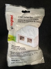 Legrand On-Q F9048-WH-V1 2-Port Surface Mount Box White Keystone NEW picture