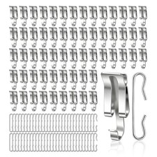HAIZUSAI 120pcs Heat Cable Roof Clips De Icing Cable Clips and Spacers Kit Ro... picture