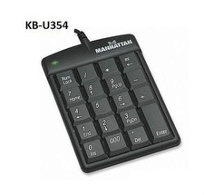 USB Ultra Slim Numeric Keypad 19-Keys, Manhattan 176354 picture