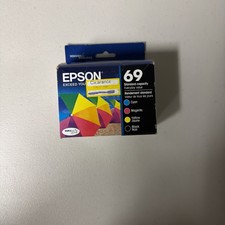 Epson 69/T069120-BCS 4 Pack Combo Ink Cartridge-New in Box picture